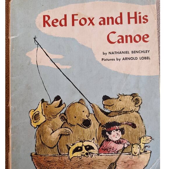 Vintage 1960s Red Fox and His Canoe By Nathaniel Benchley Scholastic Childrens - Picture 1 of 12